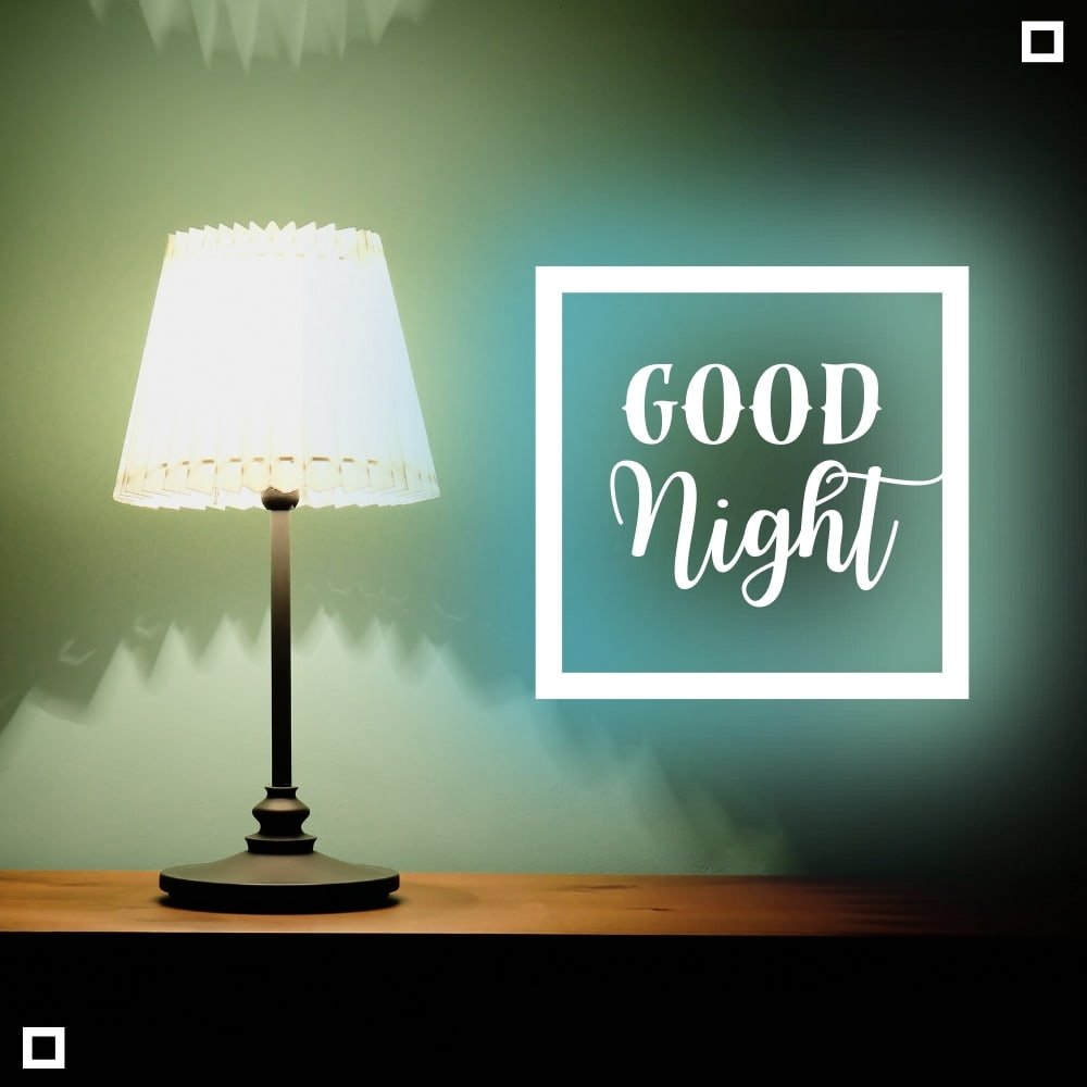beautiful-good-night1 Lamp glow the light in night